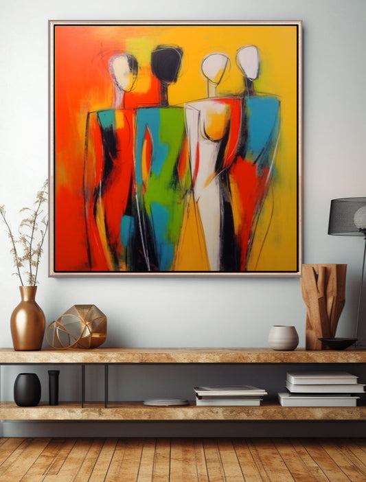 294 Farverige figurer - Harmoni