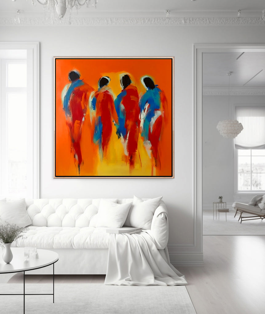 999 Ekspressive Figurer - Orange