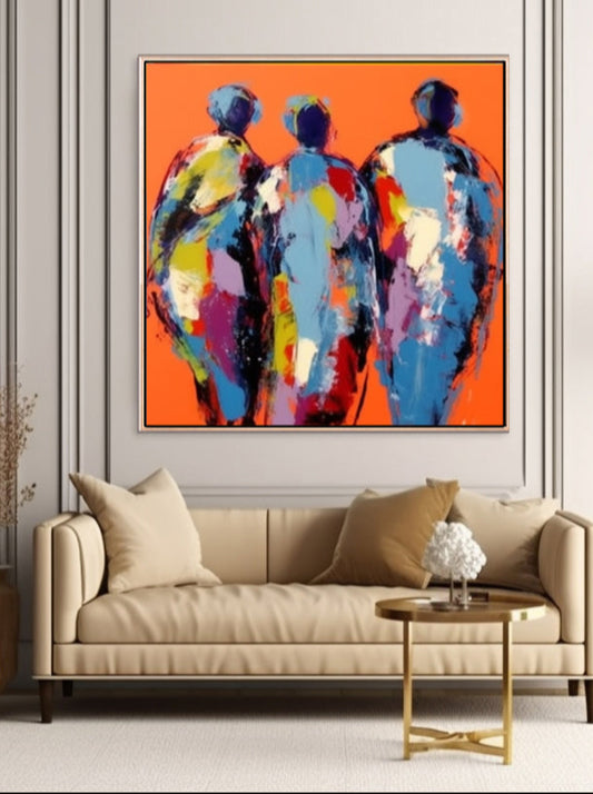 166  Kreative Figurer - Farverig Trio