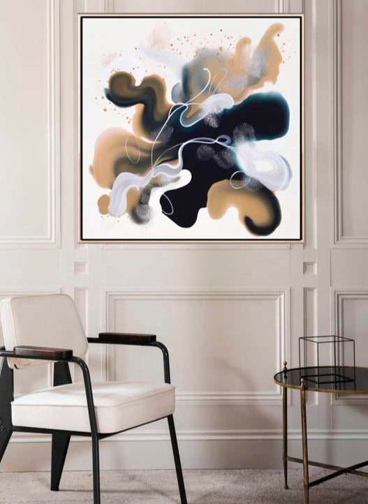 325 Maleri - Abstrakte Dynamiske Former