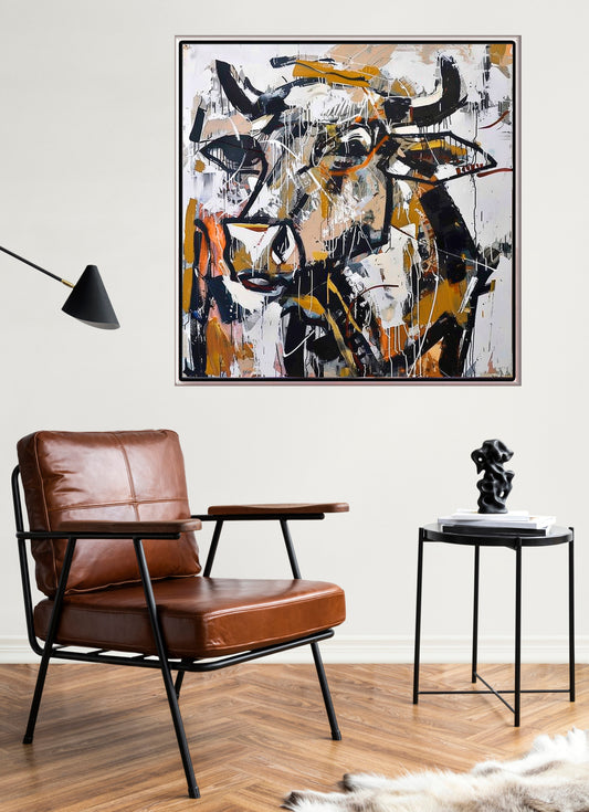 24B2 Abstrakt Maleri - Ko