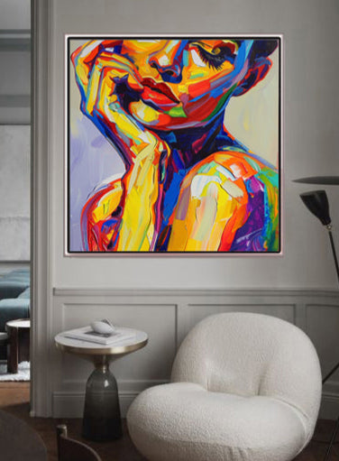 300 Maleri - Kvinde i Lyset