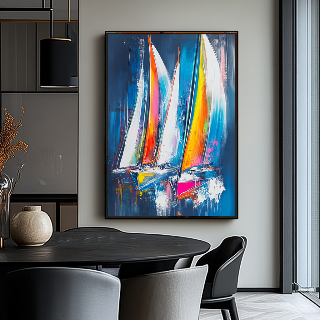 14A Abstrakt - Sejlbåde