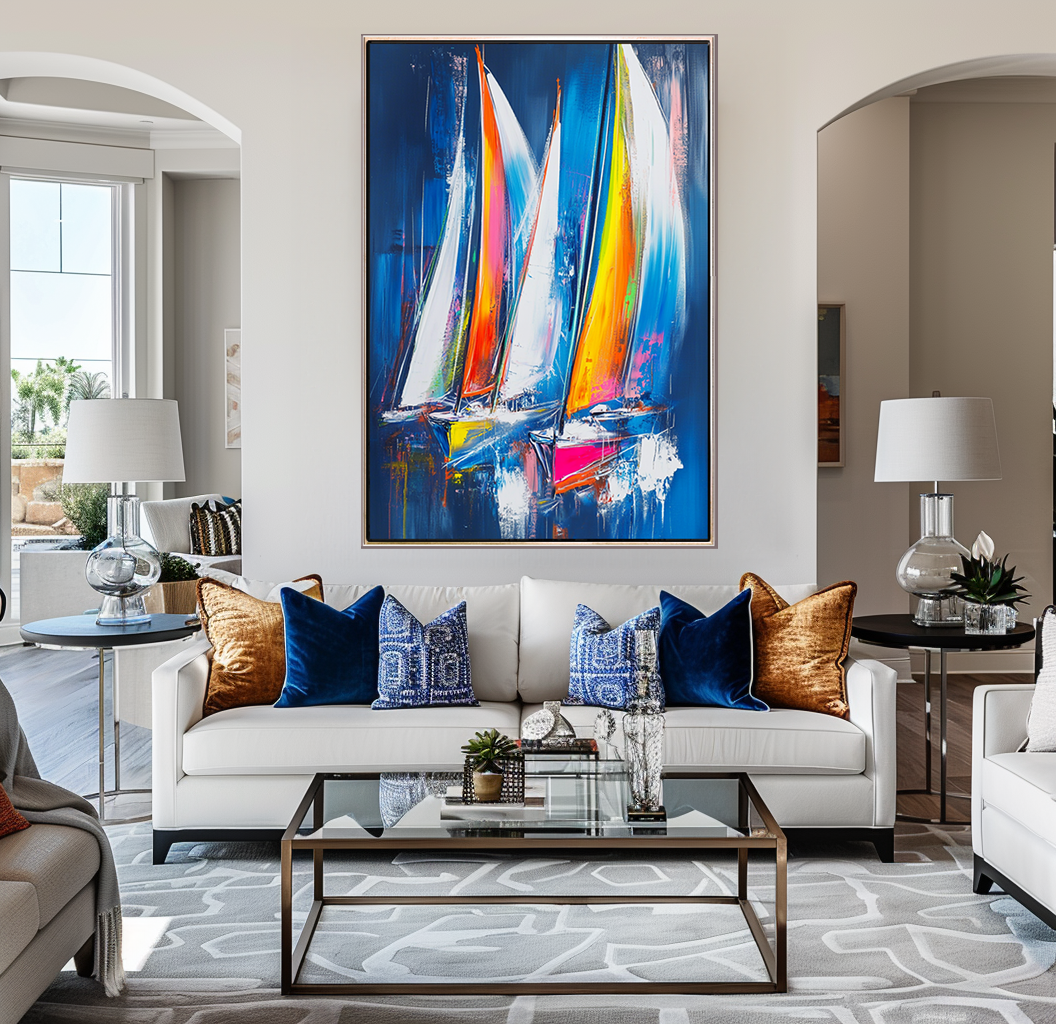 14A Abstrakt - Sejlbåde