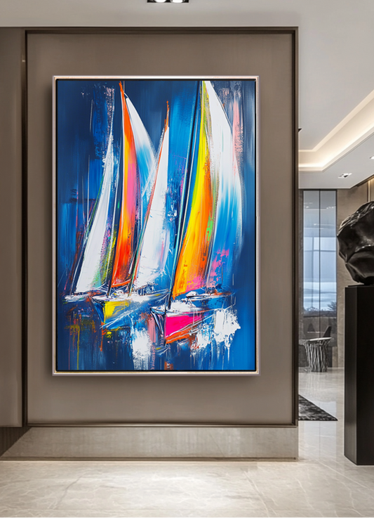 14A Abstrakt - Sejlbåde