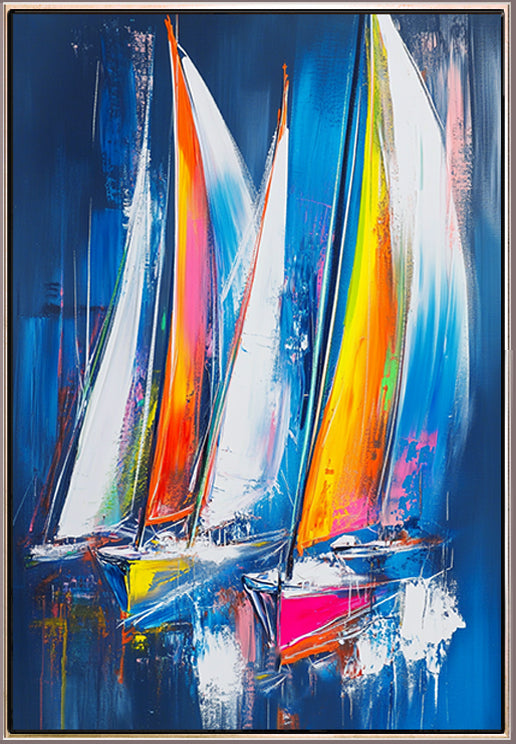 14A Abstrakt - Sejlbåde
