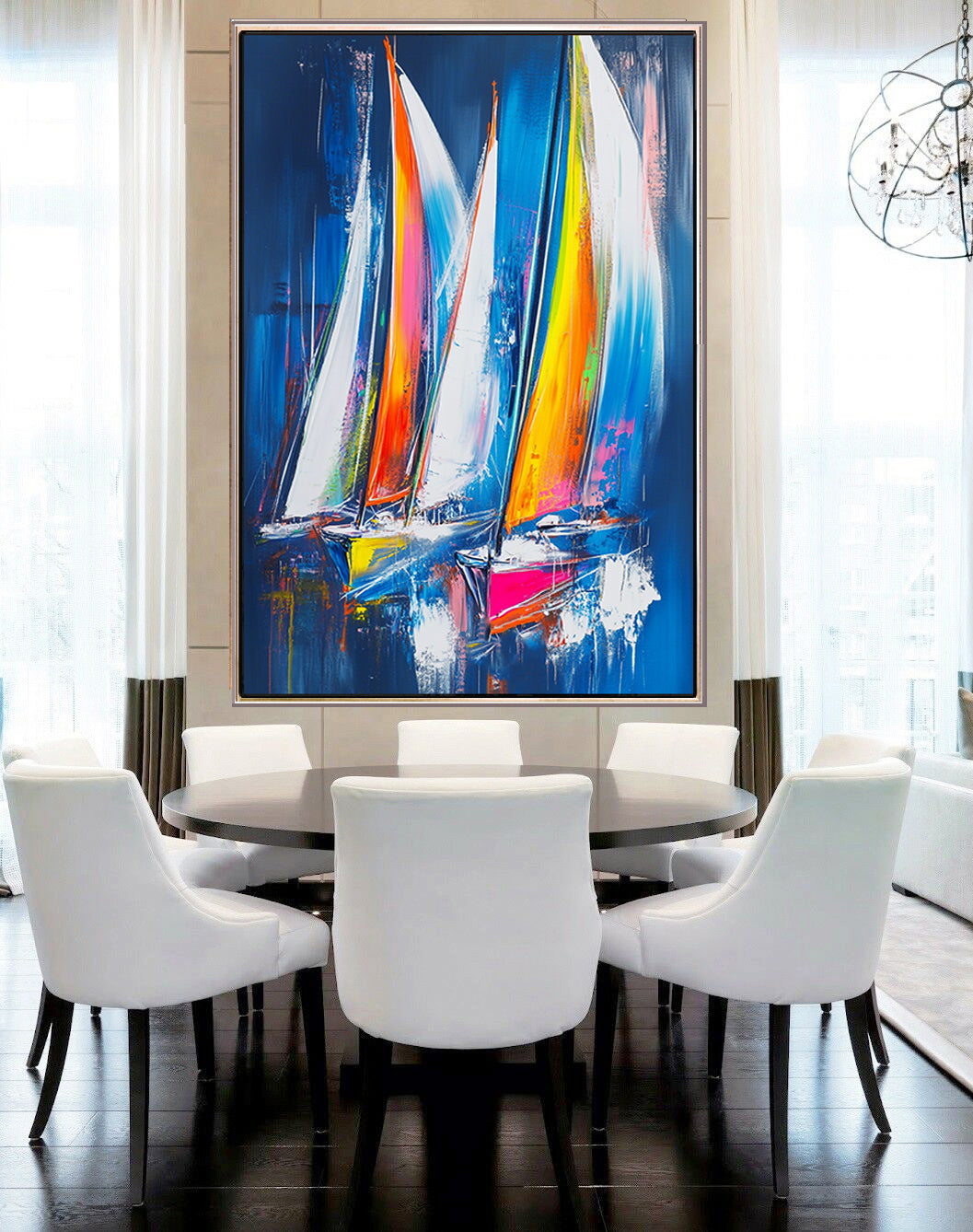 14A Abstrakt - Sejlbåde