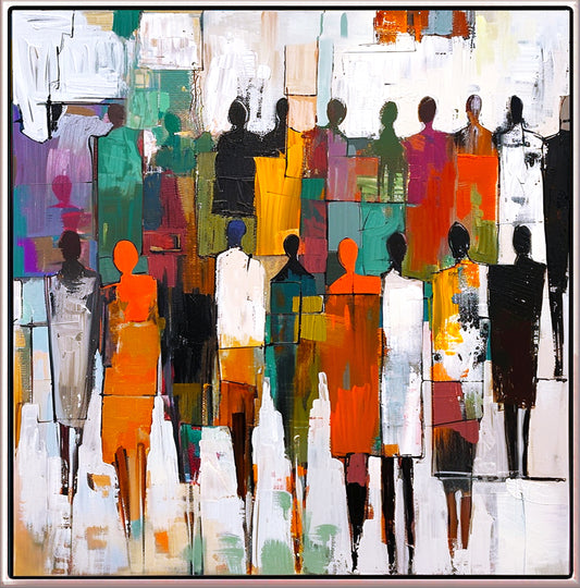 344 Abstrakt - mennesker