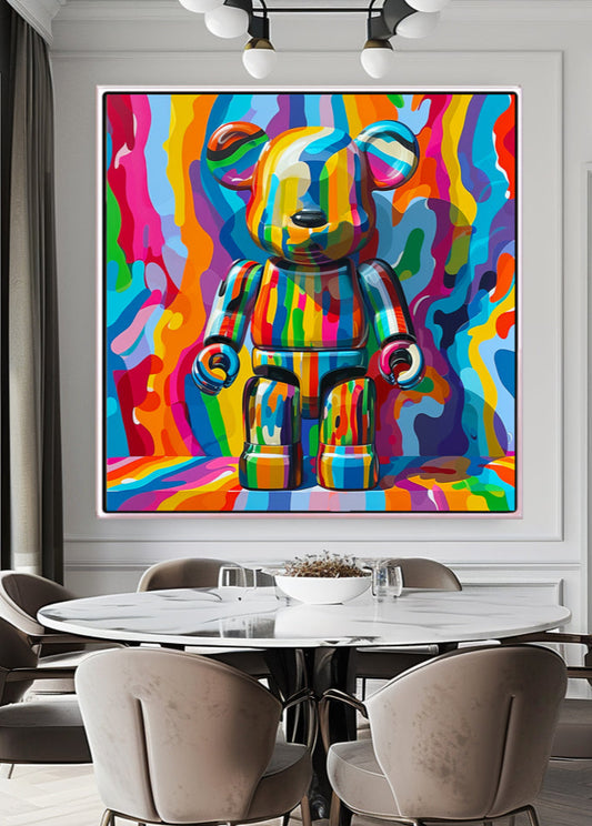 343 LeG0 Bear - farverigt mønster