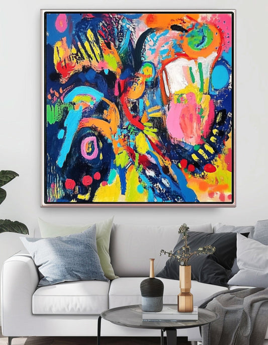 353 Farverigt maleri - Livet