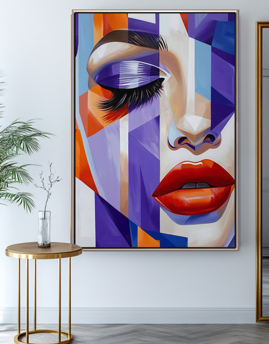 357 Absrakt maleri - Woman