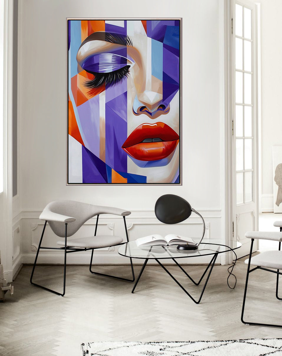357 Absrakt maleri - Woman