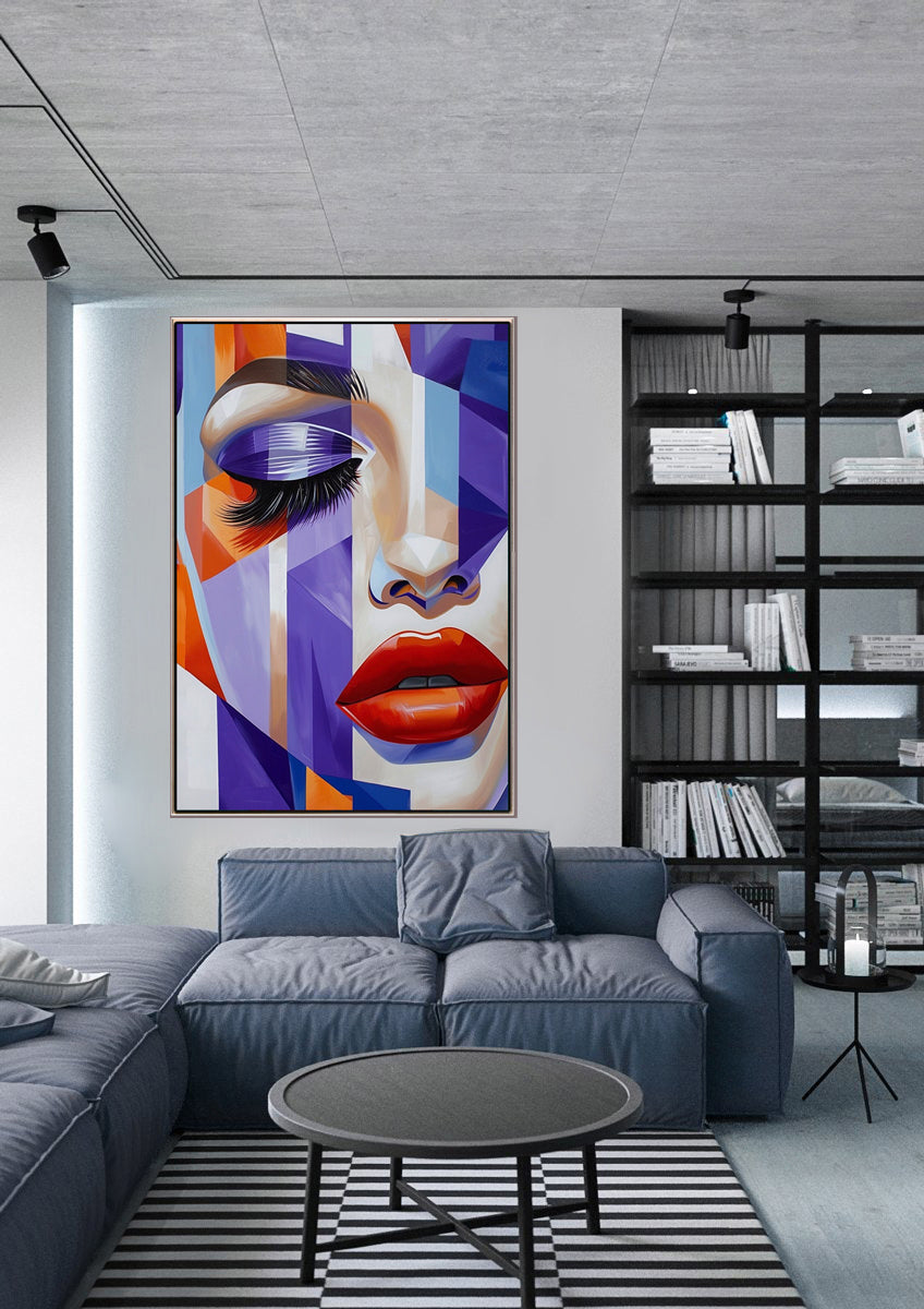 357 Absrakt maleri - Woman