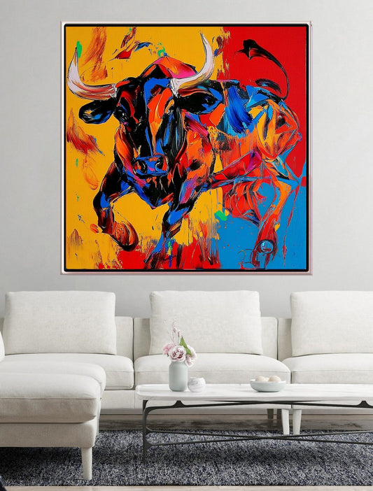 365 Farverigt Maleri - Tyren