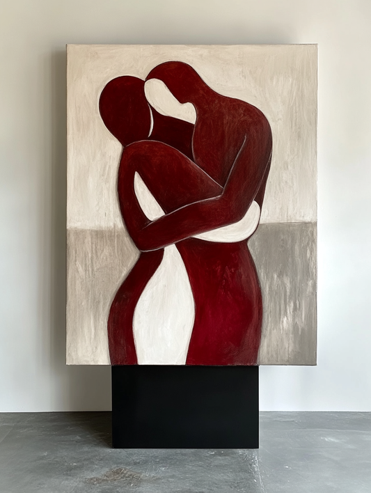 156 Abstrakt Maleri - Kærlighed