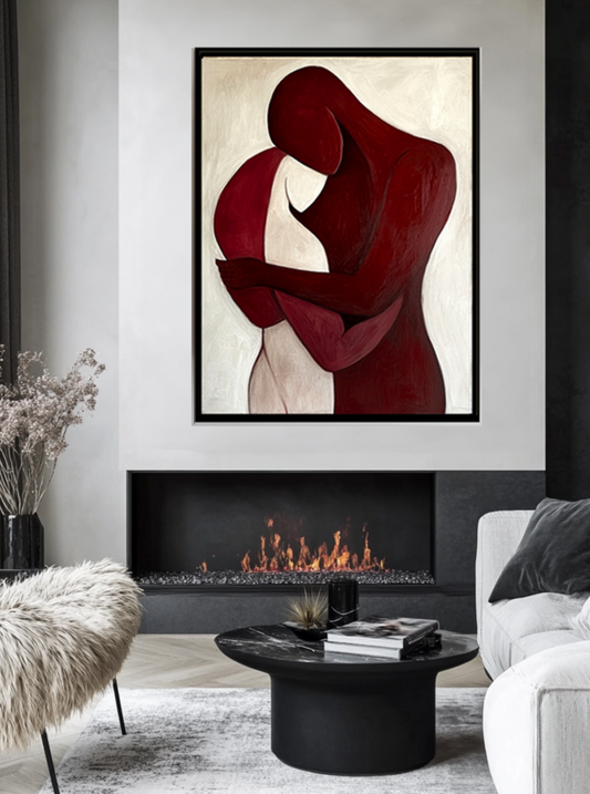 335 Abstrakt Maleri - Kærlighed