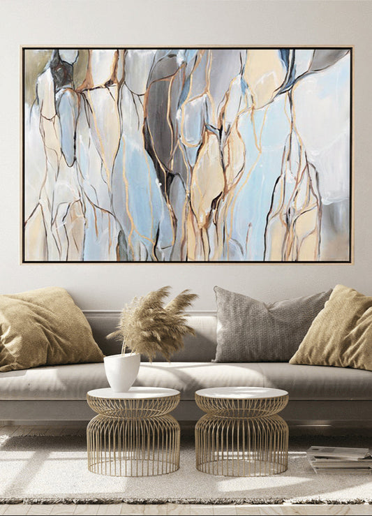 222 Abstrakt maleri - Alive