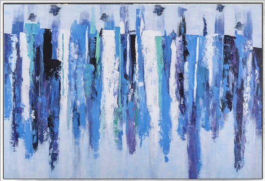 942 Abstrakt maleri - Blå