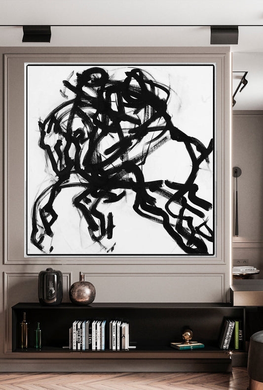 278 Moderne kunst - Sort&hvid