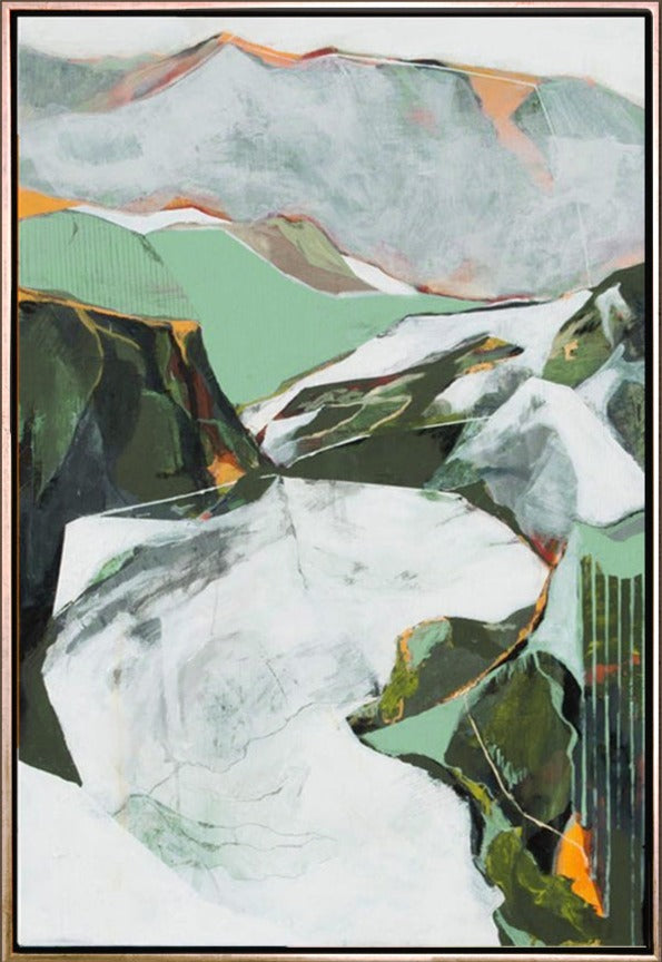 247 Grønt maleri - Land