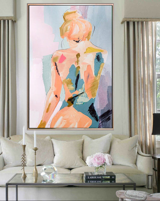 241 Abstrakt maleri - Kvinde