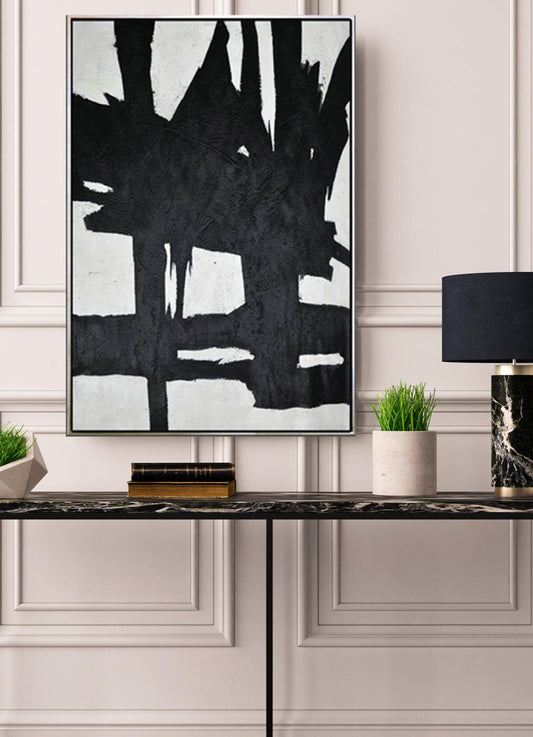 269 Abstrakte malerier - Sort&hvid