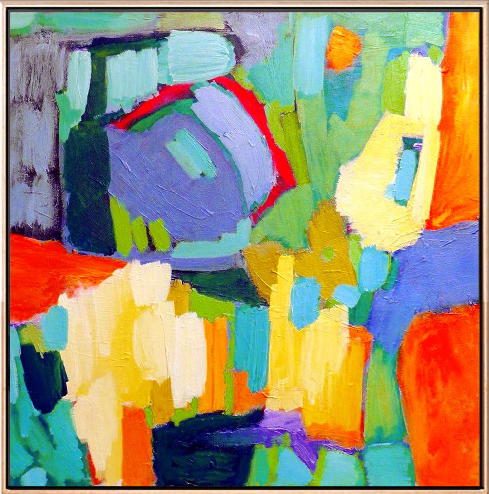 264 Farverigt abstrakt maleri