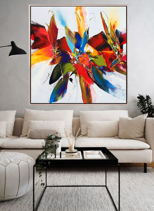 207 Farverigt maleri - Color Bloom