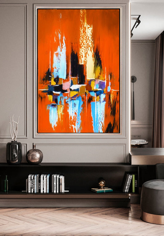 251 Farverigt maleri