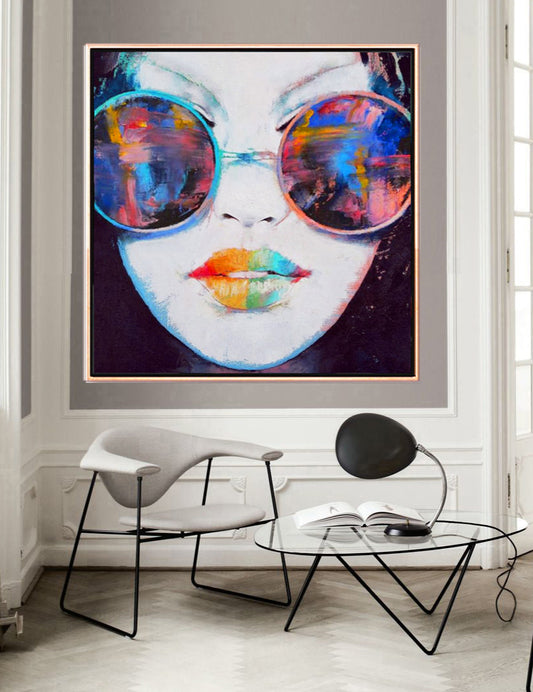 214 Maleri - Solbriller