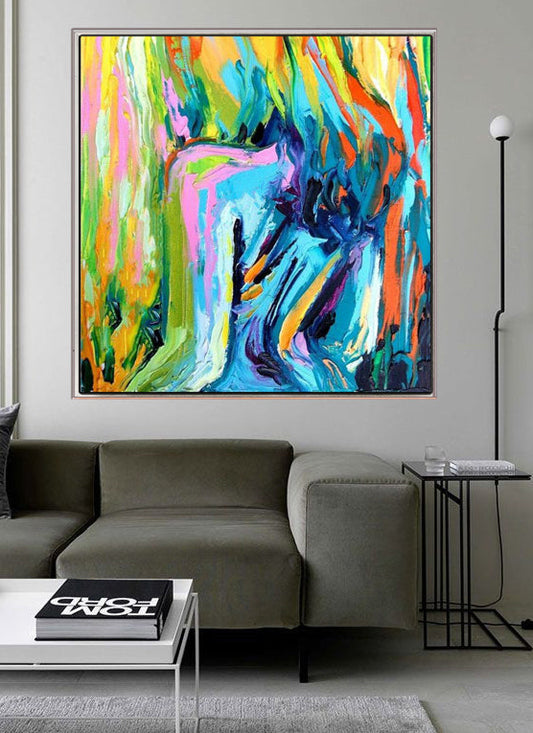 289 Abstrakt maleri - Kvinde