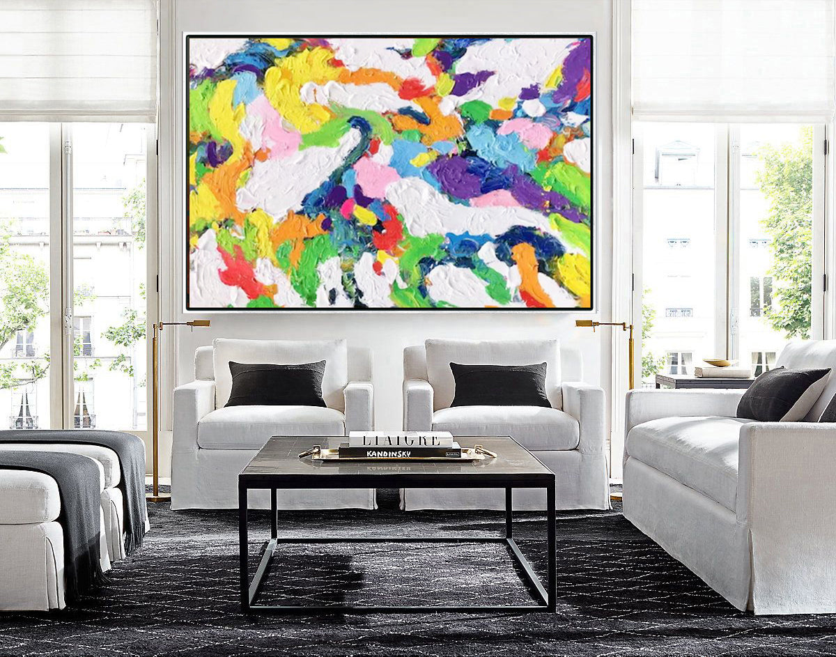 150A Farverigt maleri - Abstrakt