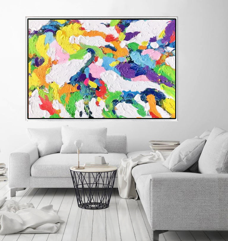 150A Farverigt maleri - Abstrakt