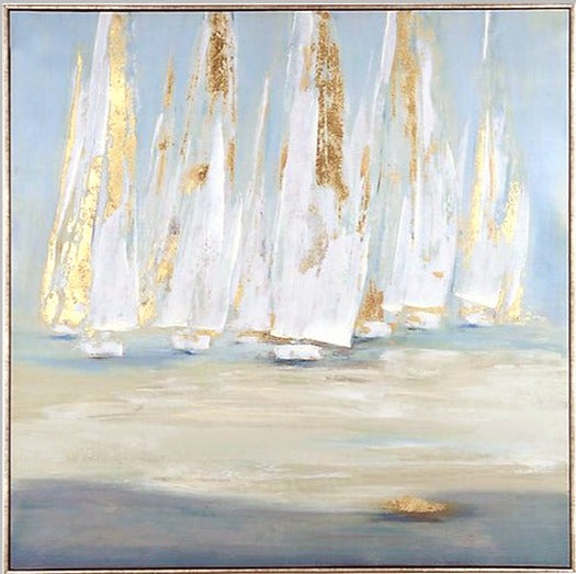 938 Abstrakt maleri - Sejl