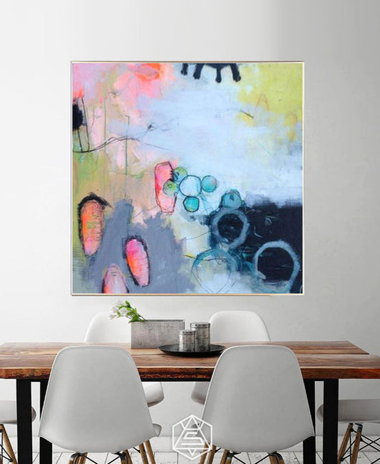 155 Abstrakt maleri - Fantasi