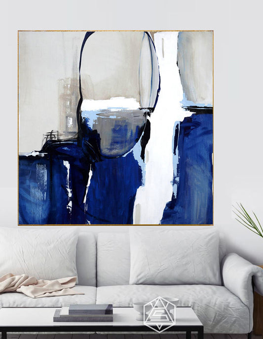 186 Moderne kunst - Blå