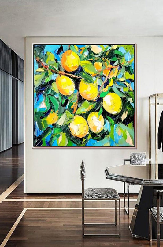 349 Maleri - Citroner