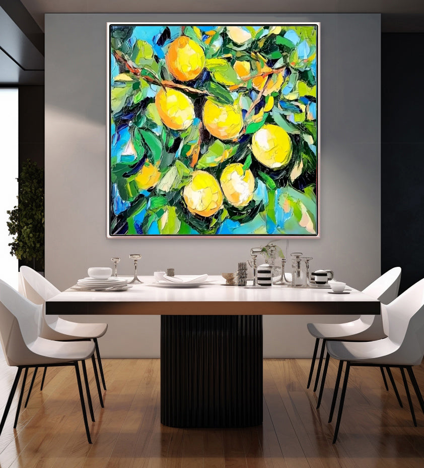 349 Maleri - Citroner