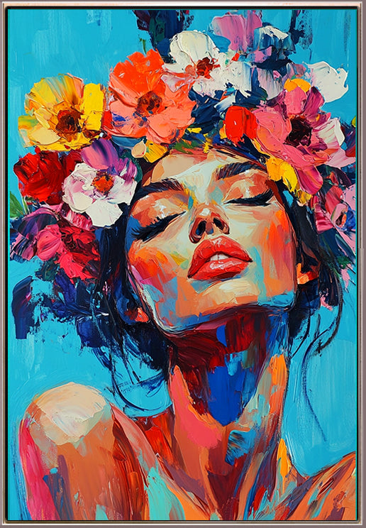 358 Flower Girl - Maleri