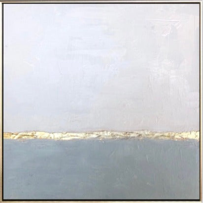 272A Maleri med Guld - Minimalistisk