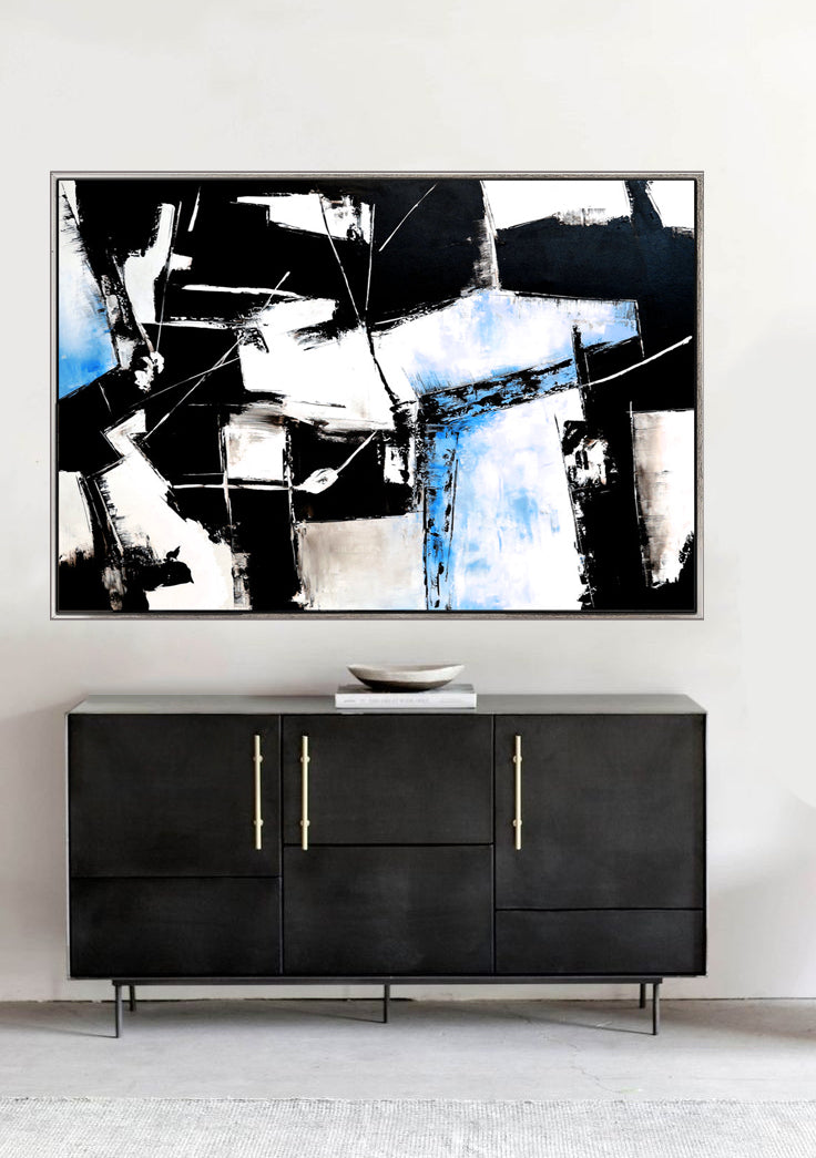 949 Moderne kunst - Med blå