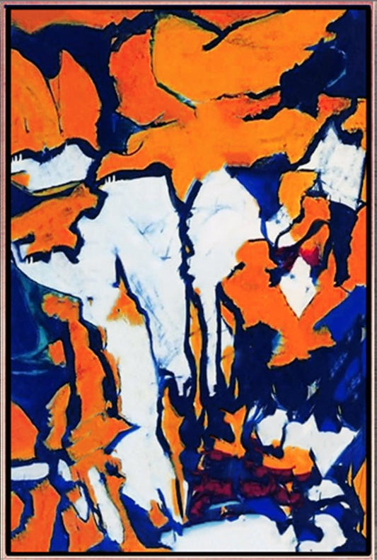 187 Abstrakt maleri
