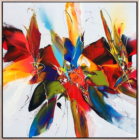 207 Farverigt maleri - Color Bloom